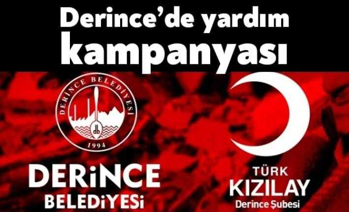 Derince Belediyesi ve Türk Kızılayı Derince Şubesi, Elazığ'daki depremzedeler için