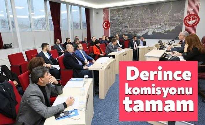 Derince Belediye Meclisi'nde 2020 yılı boyunca görevini yapacak denetim komisyonu