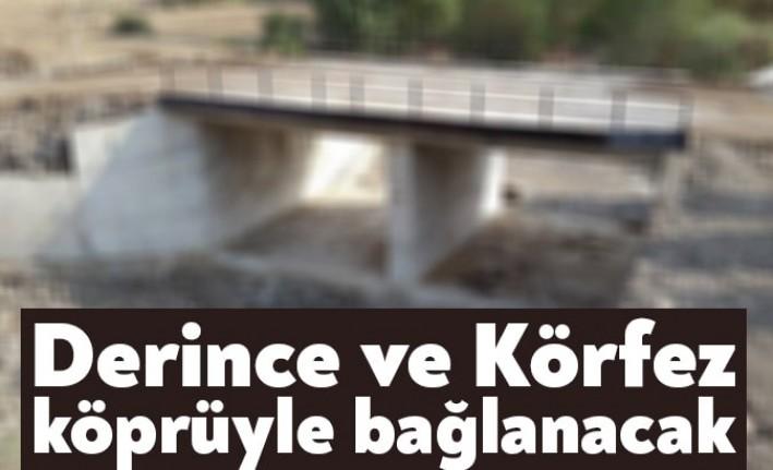 Derince Karagöllü ve Körfez Cumaköy mahallelerinin bağlantı köprüsü Kocaeli Büyükşehir