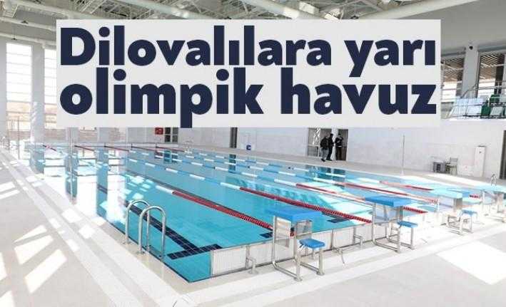 Dilovası Yarı Olimpik Yüzme Havuzu, kısa süre sonra vatandaşlara hizmet