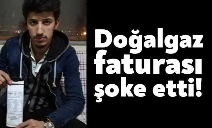 İzmit’te ikamet eden öğrencilerin kaldığı eve gelen doğalgaz faturası şaşkınlık