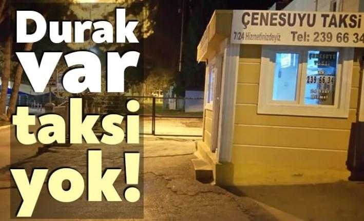 Derince genelinde taksi sorunu yaşanıyor. Bazı duraklar, UKOME’den araç talep