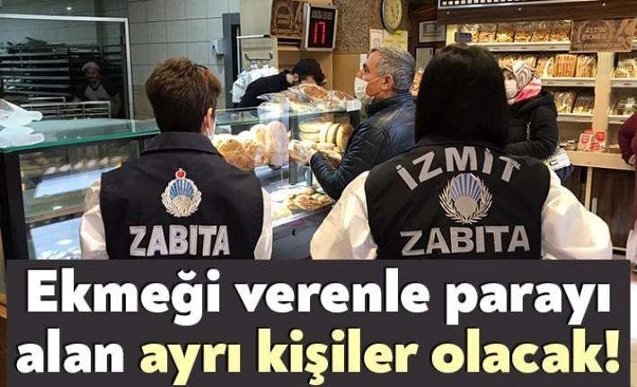 İzmit Belediyesi Zabıta ve Ruhsat Denetim Müdürlüğü ekipleri koronavirüs ile