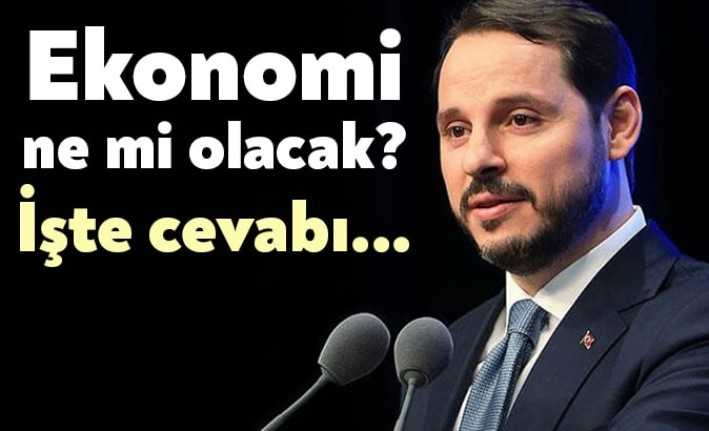 Hazine ve Maliye Bakanı Berat Albayrak, koronavirüse karşı alınan tedbirlere