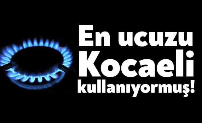 Doğu Marmara bölgesinde en ucuz doğalgazı Kocaeli’nin kullandığı ortaya çıktı.