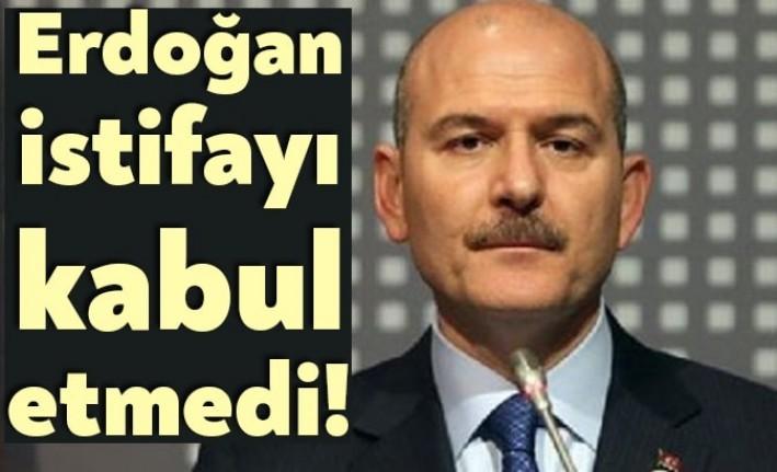 Cumhurbaşkanlığı'ndan yapılan açıklamada Cumhurbaşkanı Recep Tayyip Erdoğan'ın, İçişleri Bakanı Süleyman