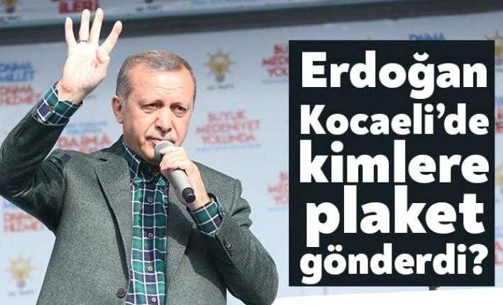 Cumhurbaşkanı ve AKP Genel Başkanı Recep Tayyip Erdoğan, Kocaeli'de birçok
