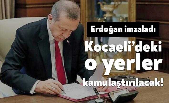 Kuzey Marmara Otoyolu çalışmaları kapsamında Kocaeli’de acele kamulaştırılacak yerlerle ilgili