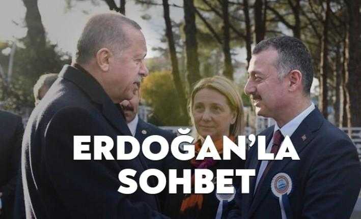 Kocaeli Büyükşehir Belediye Başkanı Tahir Büyükakın, Cumhurbaşkanı Recep Tayyip Erdoğan’la