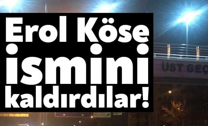 Kocaeli Büyükşehir Belediyesi, Çetin Emeç Üst Geçidi'nin adını Erol Köse