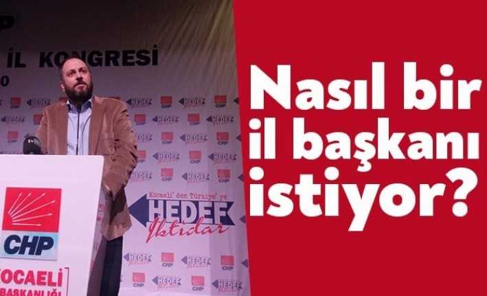 CHP İzmit İlçe eski Başkanı Mehmet Ümit Küçükkaya, nasıl bir