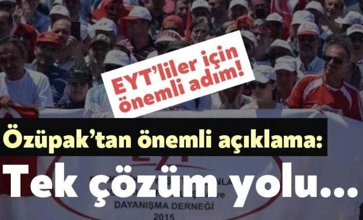 Emeklilikte Yaşa Takılanlar Sosyal Yardımlaşma ve Dayanışma Derneği (EYTSYDD) yetkililerinden