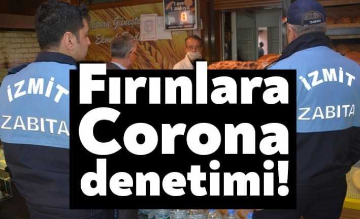 Corona tedbirleri kapsamında İzmit’te yer alan fırınlar hijyen denetimine tabi