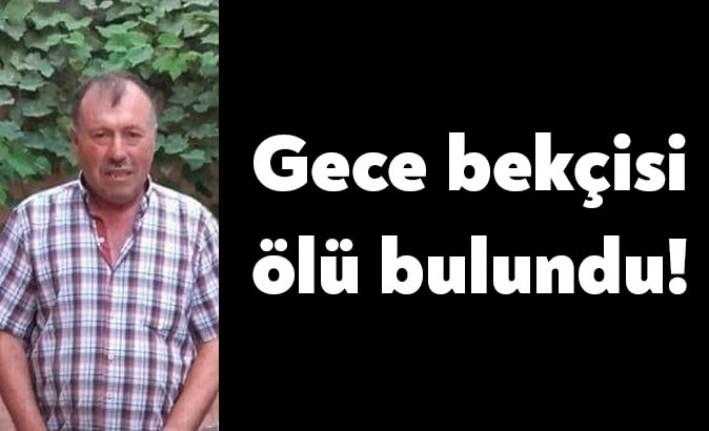 Başiskele'de bir inşaat firmasında gece depo bekçiliği yapan İhsan Yılmaz