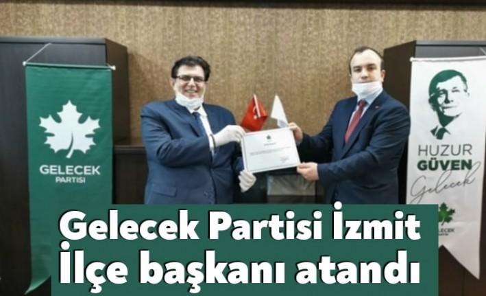 Gelecek Partisi İzmit İlçe Başkanı, Alper Gülebaş oldu. Gülebaş'ın yetki