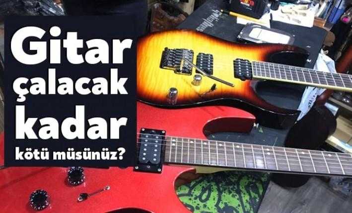 İzmit'te bir evden 2 adet elektro gitar çalan hırsızlar, gitarları