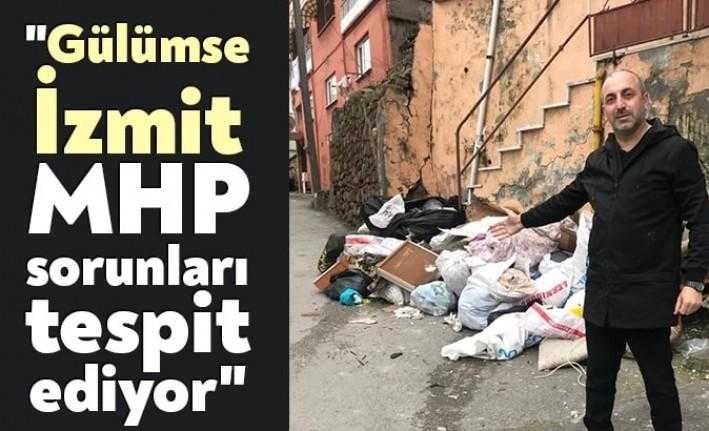 MHP İzmit Belediye Meclis Üyesi İlker Kazan, Cedit Mahallesi Dereboğazı'nda