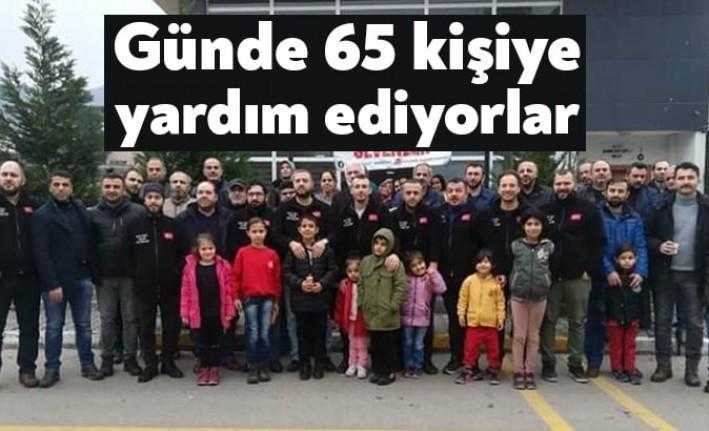 Kocaeli Hayırseverler Derneği, günde 65 kişiye yardım ulaştırmaya başladı