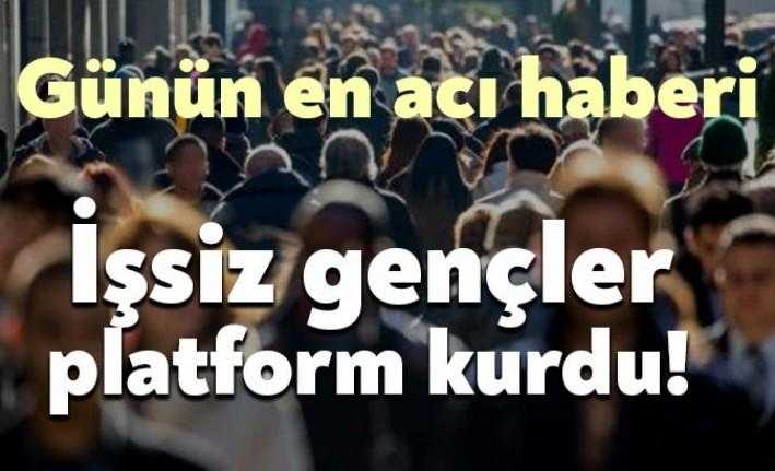 Türkiye’de her geçen gün artan sayısı artan genç işsizler platform