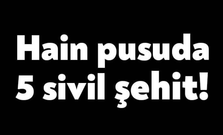 Diyarbakır'ın Kulp ilçesinde orman işçilerini taşıyan aracın geçişi sırasında PKK'lı