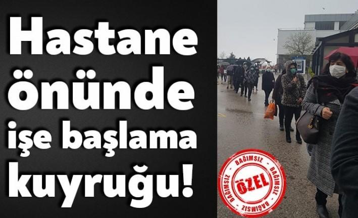 Kocaeli Üniversitesi Tıp Fakültesi Hastanesi’nde bugün sabah saatlerinde corona virüsü