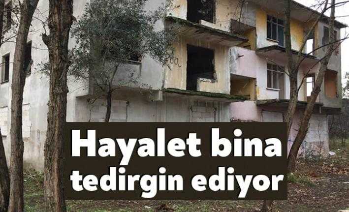 Körfez Yarımca Sahili'nde atıl bir şekilde bırakılan bina, hem görsel