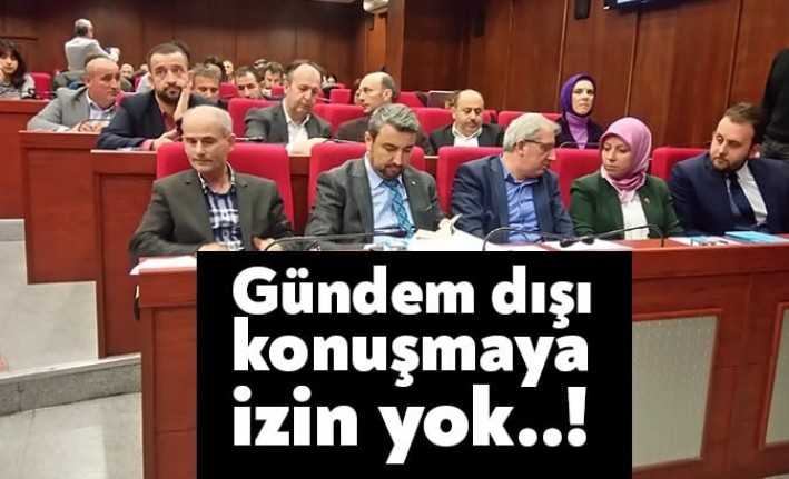 İzmit Belediye Başkanı Fatma Kalan Hürriyet, bugünkü meclis toplantısında gündem