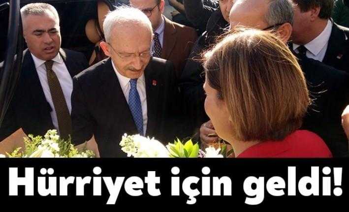 CHP Genel Başkanı Kemal Kılıçdaroğlu, Fatma Kaplan Hürriyet'i ziyaret etmek