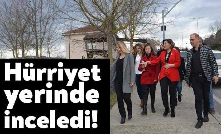 İzmit Belediye Başkanı Fatma Kaplan Hürriyet, Malta Mahallesi'nde inceleme yaparak