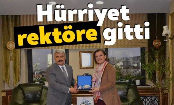İzmit Belediye Başkanı Fatma Kaplan Hürriyet, KOÜ Rektörü Prof. Dr.