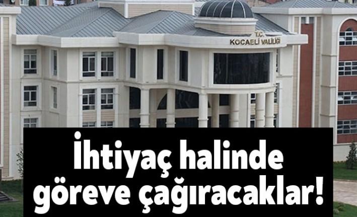 Kocaeli Valiliği Pandemi İl Koordinasyon Kurulu toplantısında kamu çalışanlarını ilgilendiren