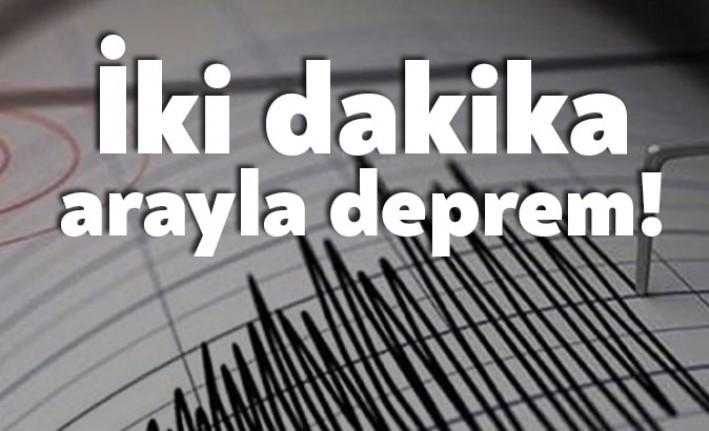 Doğu'da fay hatlarındaki hareketlilik devam ediyor. Van'ın Tuşba ilçesi iki