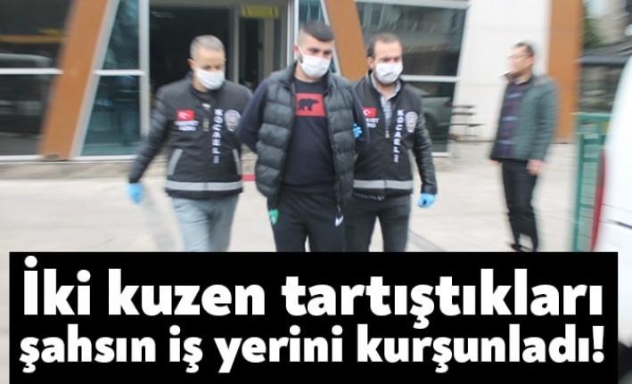 Derince Fatih Sultan Mehmet Mahallesinde telefonda tartıştıkları kişinin iş yerine