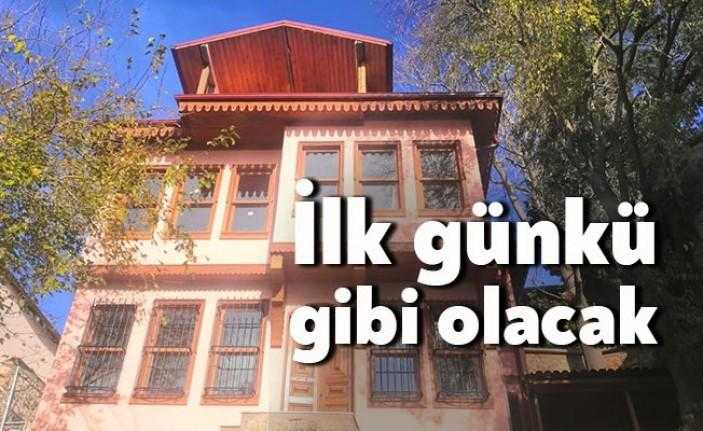 Muhteşem bir manzaraya sahip Pembe Köşk, Büyükşehir Belediyesi’nin gerçekleştirdiği restorasyon