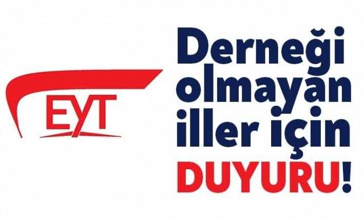 Emeklilikte Yaşa Takılanlar Sosyal Yardımlaşma ve Dayanışma Derneği (EYTSYDD) Basın