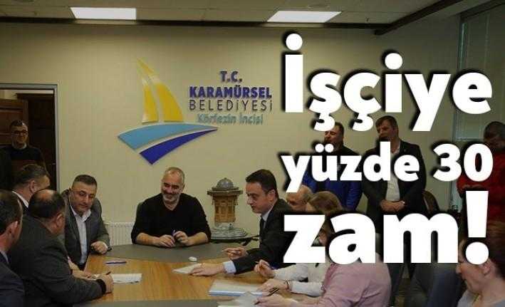 Karamürsel Belediyesi Hizmet İş Sendikası ile protokol imzaladı. Buna göre