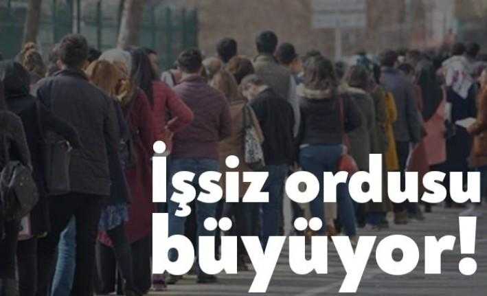 TÜİK tarafından açıklanan işsizlik verilerine göre Türkiye’de işsiz sayısı her
