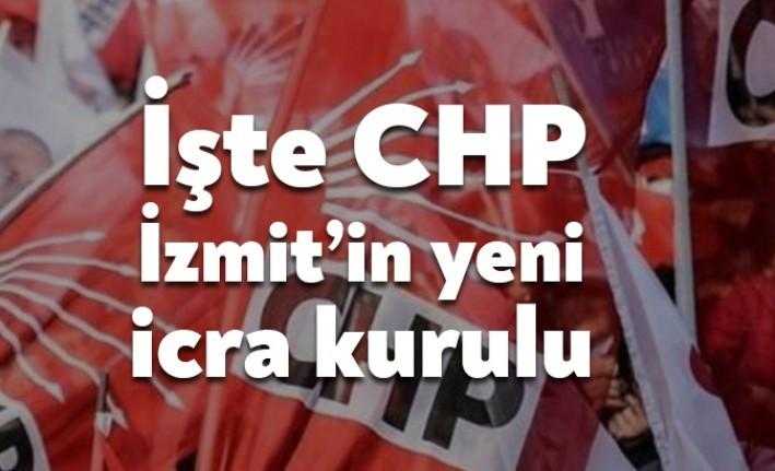 CHP İzmit'te seçimin ardından yeni icra kurulu Hakan Çakar tarafından