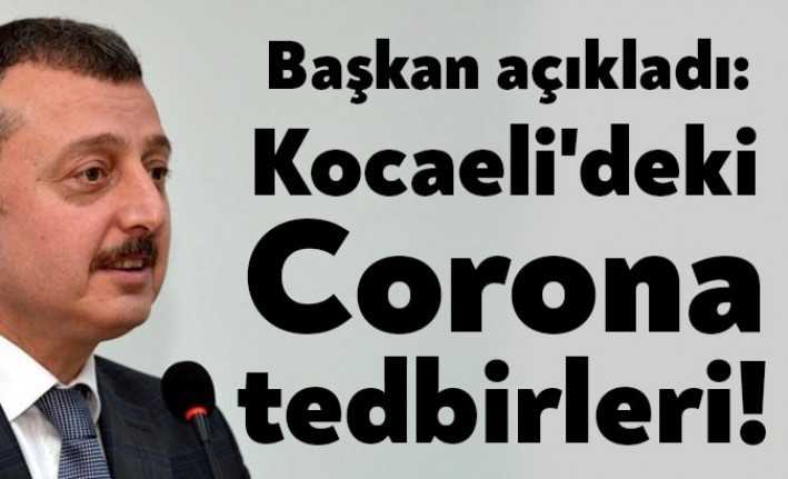 Kocaeli Büyükşehir Belediyesi, Corona Virüsü'nün ilimizde yayılmaması için bir dizi