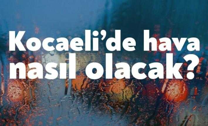 Kocaeli'de beş günlük hava tahminine göre hafta içi az bulutlu
