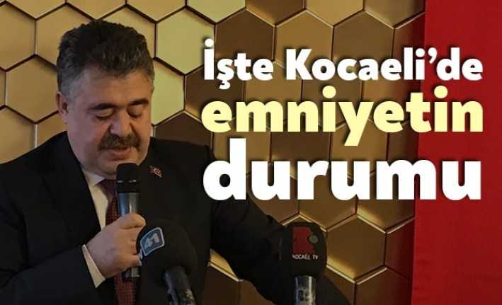 Kocaeli İl Emniyet Müdürü Veysal Tipioğlu, bugün basın mensuplarıyla bir