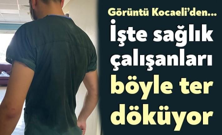 Pandemi hastanesi olarak hizmet veren Seka Devlet Hastanesi’nden bir sağlık