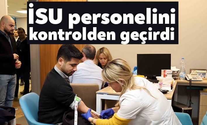 Kocaeli Büyükşehir Belediyesi İSU Genel Müdürlüğü personelleri sağlık taramasından geçti.
