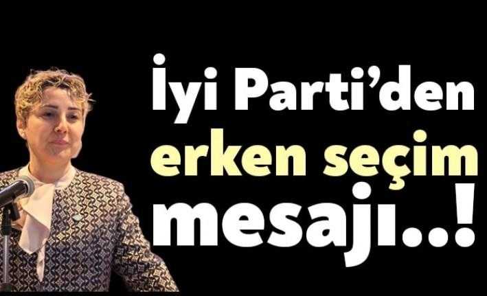 İYİ Parti İzmit ilçe başkanı Pelin Coştur Filiz erken seçim