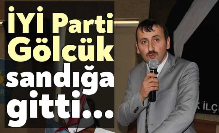 İYİ Parti Gölcük İlçe Kongresi'nde tek aday olan İsmail Aynacı,