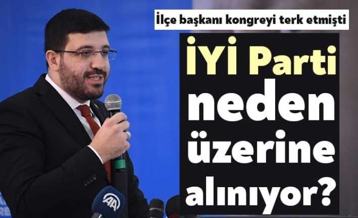 AKP Kartepe İlçe Başkanı Sadık Yılmaz, ilçe kongrelerini terk eden İYİ