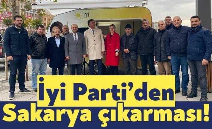 Kocaeli’de sahada aktif çalışmalar yapan İyi Parti il teşkilatı Sakarya’ya