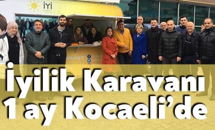 İyi Parti’nin üyelik çalışmalarına katkı sunan ‘İyilik Karavanı’ 1 ay