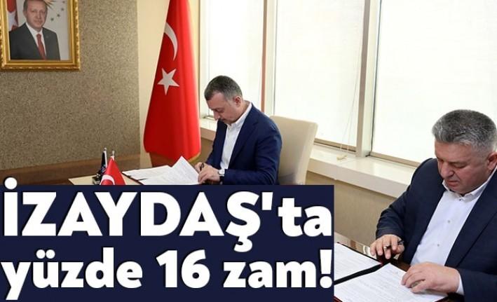 İZAYDAŞ ve TES-İş arasında yapılan toplu sözleşme görüşmeleri anlaşmayla sonlanmasının