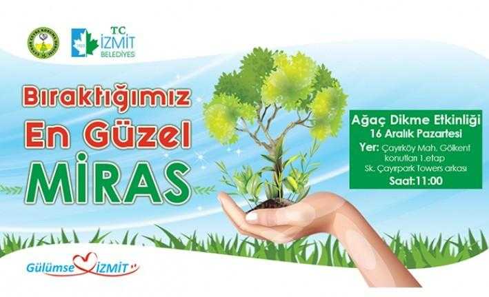 Yeşiliyle gülümseyen bir İzmit düşüncesiyle hareket eden İzmit Belediyesi ‘Bıraktığımız